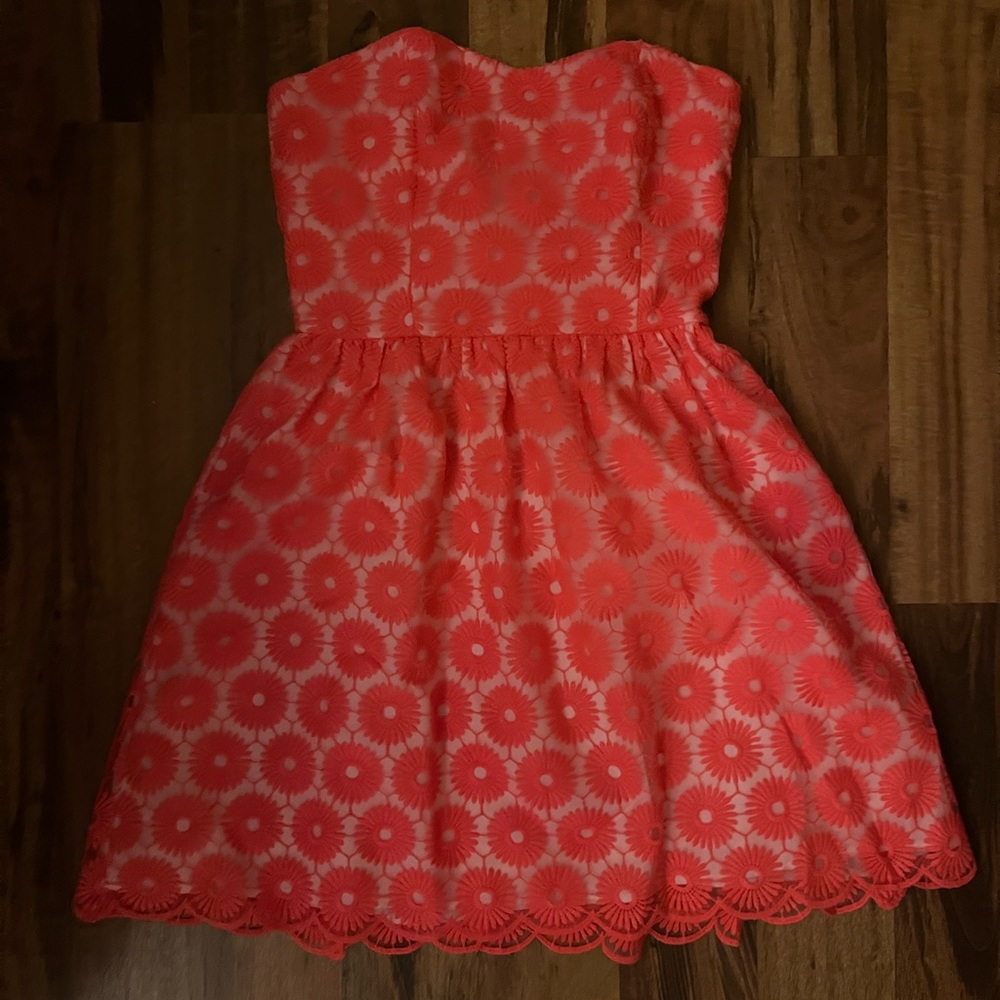Lilly Pulitzer strapless dress